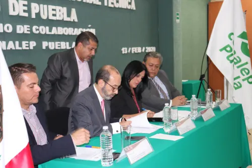 Firman Conalep e INE convenio de colaboración