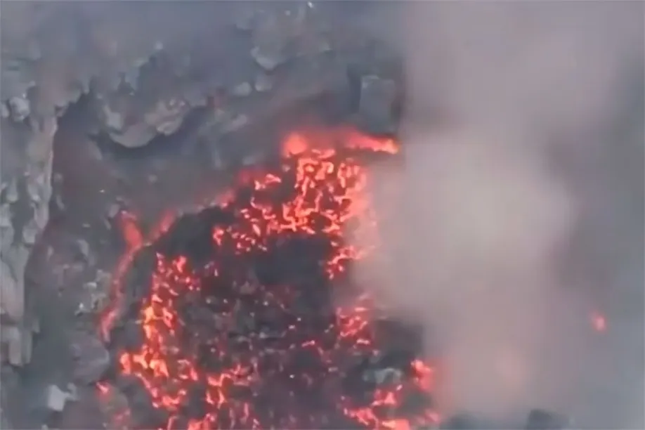 Crater Popocatepetl Lava Excursionistas