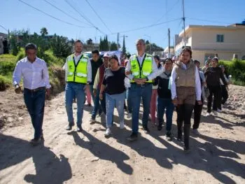 Impulsa Pepe Chedraui vialidades integrales en la colonia Barranca Honda