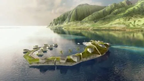 Así es la isla sin dinero autónoma que nacerá pronto en el Pacífico