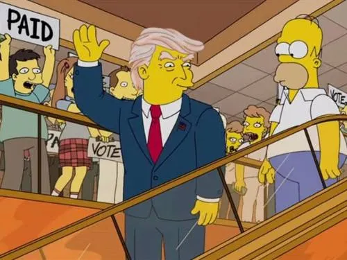 Video: “Los Simpson” bromean sobre los primeros 100 días de Trump