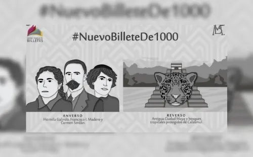 ¿Cómo será el nuevo billete de $1000? Banxico da adelanto del diseño