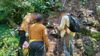 Hallan restos óseos en operativo de búsqueda en Venta Grande, Huauchinango