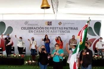 SEDIF Puebla celebró las Fiestas Patrias en casas de asistencia