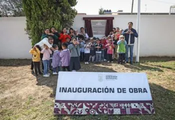 Entregan barda perimetral en preescolar “Carmen Serdán” de Cuautlancingo; invierten 1.2 mdp