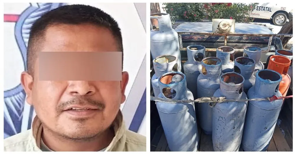 Detenido taques de gas