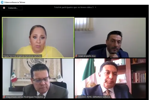 Desechan queja de Díaz de Rivera contra Castillo Montemayor, por presunta violencia de género