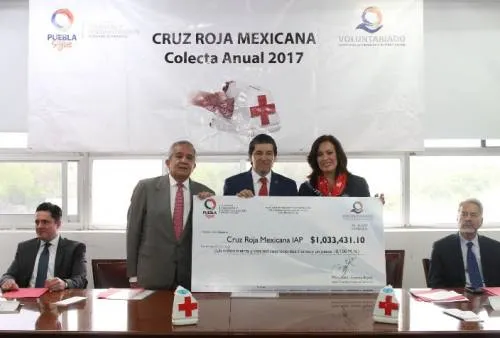Entregó SFA donativo a la Cruz Roja Mexicana