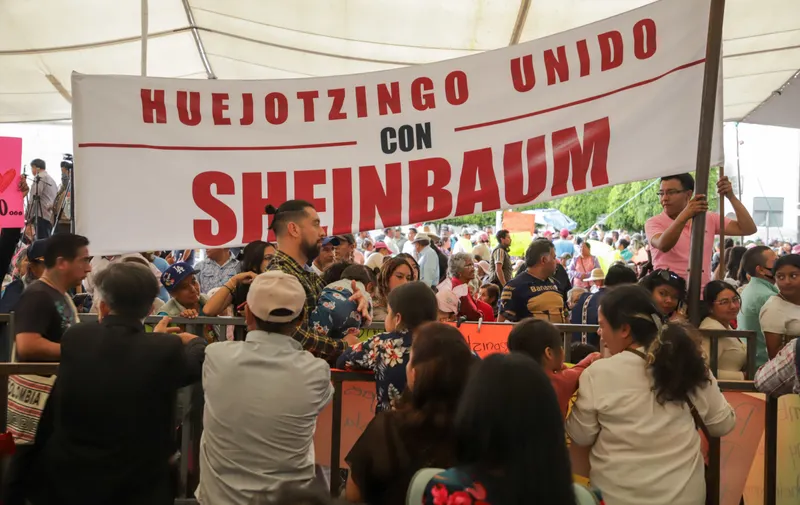 Claudia Sheinbaum en Huejotzingo