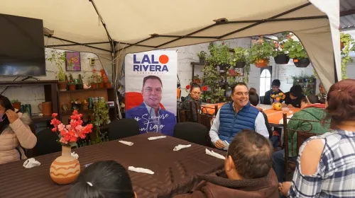 Todos unidos podemos reactivar la economía de Puebla: Lalo Rivera Santamaría