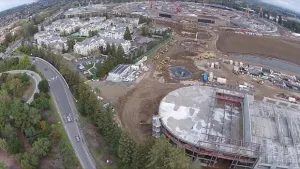 Avanza edificación de gigante oficina de Apple