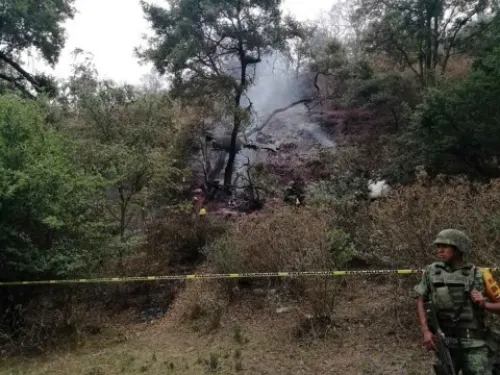 Reportan caída de avioneta en el Estado de México
