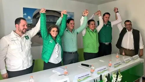 Paola Migoya fue presentada como candidata del Verde a la presidencia por Puebla