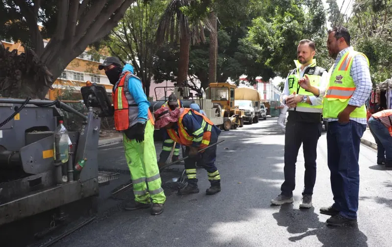Avanza Ayuntamiento de Puebla con rehabilitación vial en avenida 11 Oriente