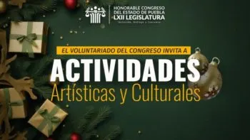 Invita Voluntariado del Congreso de Puebla a actividades culturales
