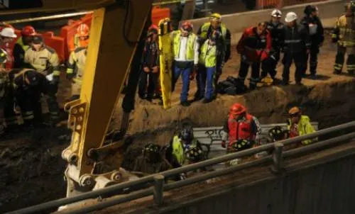 Trabajador de la Línea 12 del Metro muere sepultado tras derrumbe