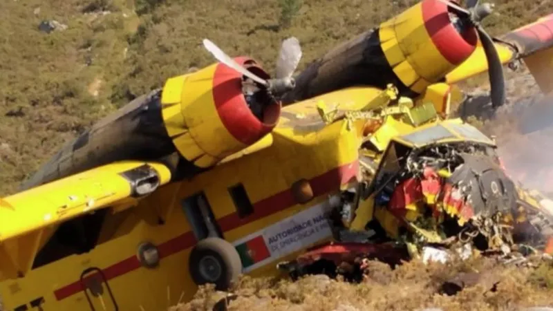 Piloto de avión contraincendios fallece en accidente sobre Portugal