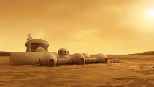 La NASA quiere construir un reactor nuclear en Marte