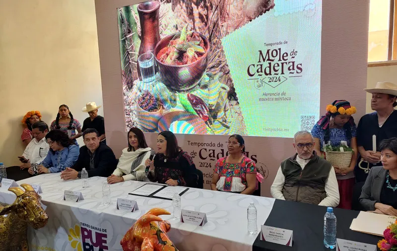 Sectur Puebla anuncia Temporada de Mole de Caderas