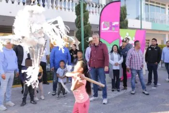 Continúa SMDIF con las posadas navideñas en las juntas auxiliares de Puebla capital
