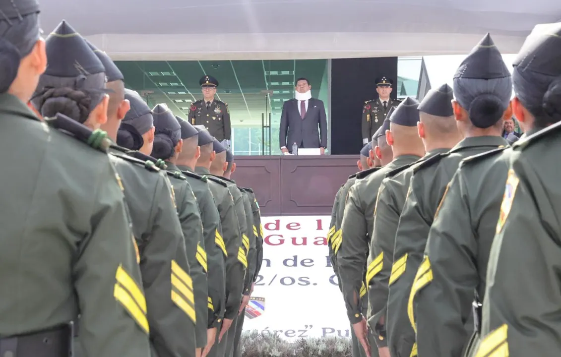 Graduación de sargentos de la Guardia Nacional