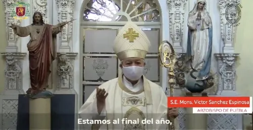 Desea salud arzobispo de Puebla para este 2021