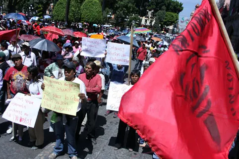 Movimiento Antorchista pide obras al ayuntamiento