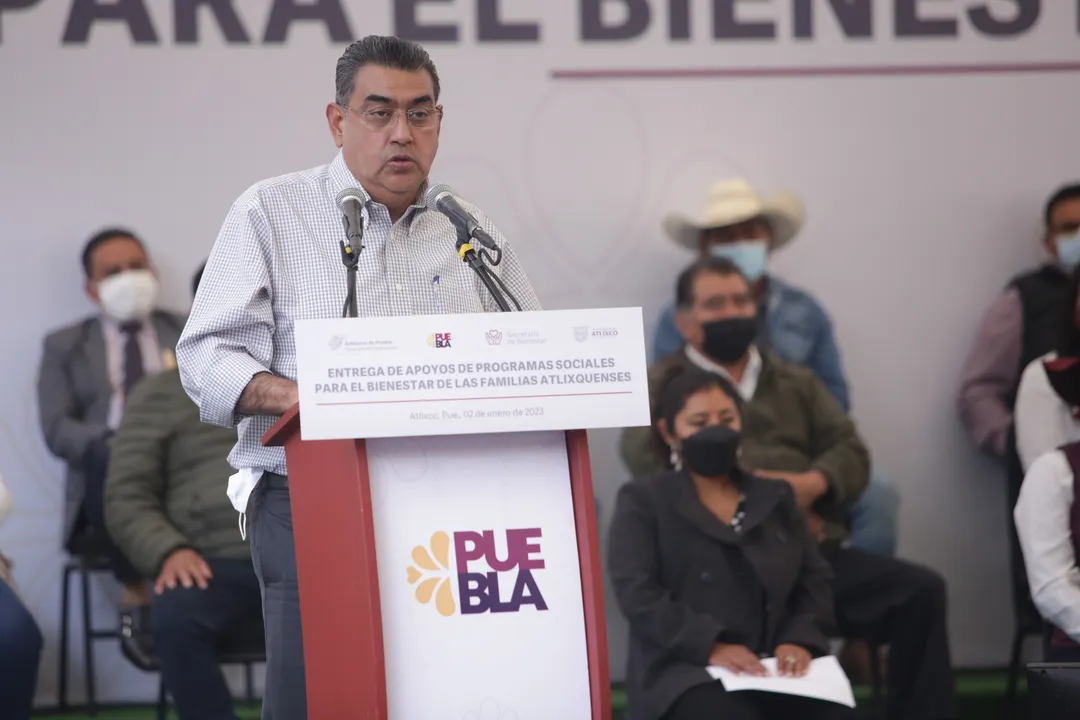Reitera Sergio Salomón compromiso para mantener la estabilidad de Puebla