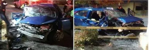Pareja fallece tras choque en el bulevar Hermanos Serdán