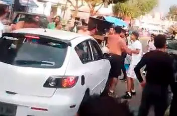 Pelea Romero Vargas