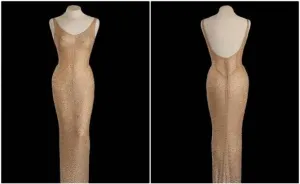 Venden vestido con el que Marilyn Monroe cantó a Kennedy