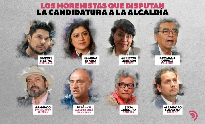 Conoce a los morenistas que pelean la candidatura a la alcaldía