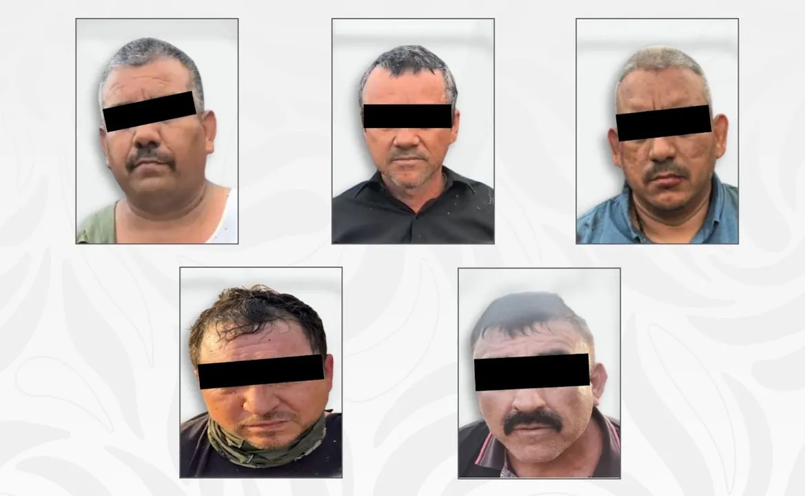 Detienen a cinco presuntos integrantes de Los Chapitos en Sinaloa con armas y vehículo