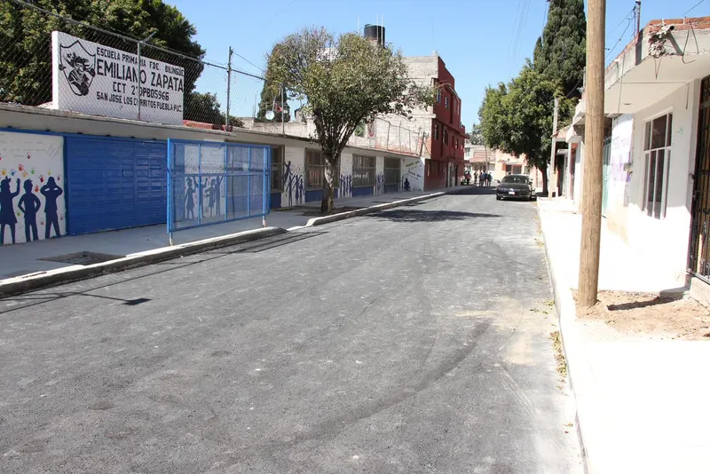Supervisa Ayuntamiento de Puebla conclusión de obra en la colonia San José Los Cerritos