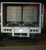 SSP aseguró en Acatzingo, 6 camionetas con combustible robado