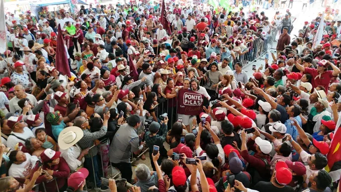 En su onceava semana de campaña, Claudia Sheinbaum reunió a 180 mil personas