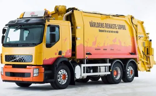 Volvo ya trabaja con camiones de basura semi-autónomos