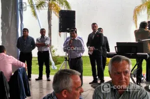 Priistas celebran a Mario Marín en su cumpleaños