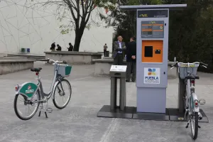 Zócalo, sede de la primera cicloestación del programa CycloShare