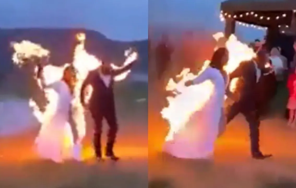 Boda en llamas
