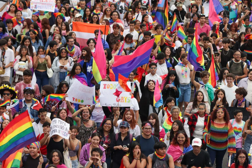 Marcha del orgullo LGBT+ en Puebla 2024: celebración multicolor y llamado a la igualdad
