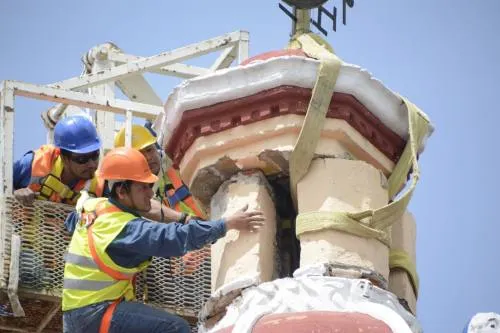 Trabaja San Pedro Cholula para reconstruir templos afectados por sismo