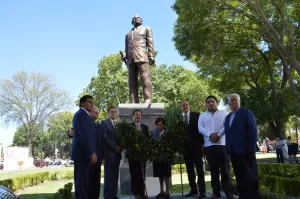 Rinde San Pedro Cholula homenaje a Alfredo Toxqui Fernández de Lara