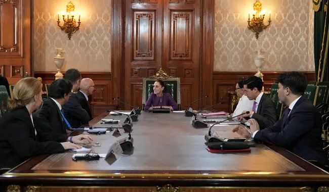 Claudia Sheinbaum se reúne con el Alto Comisionado de las Naciones Unidas para los Derechos Humanos, Volker Türk