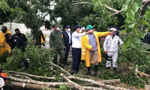 Huracán “Delta” dejó un muerto tras su paso por Yucatán