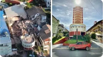 Derrumbe de edificio en Buenos Aires deja personas atrapadas entre escombros