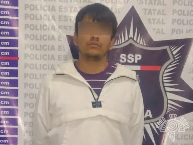 Sujeto detenido por la Policía Estatal