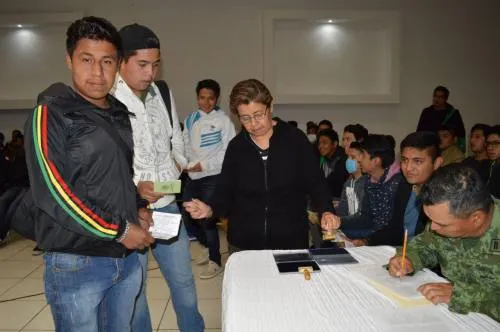 Todo listo en San Pedro Cholula para el sorteo de servicio militar