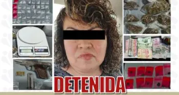 Detiene FGE a mujer por narcomenudeo tras cateo en San Andrés Cholula