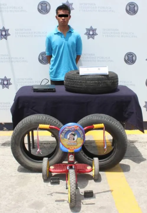 Detuvo policía municipal de Puebla a persona por robo a casa habitación
